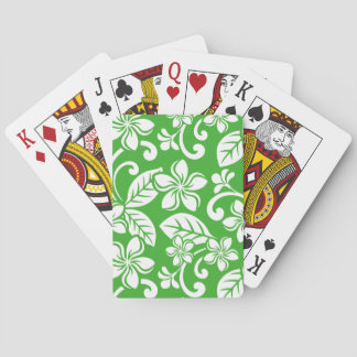 BARALHO CARTAS DE JOGO ISLAND PLUMERIA (CITRUS GREEN)