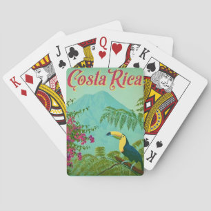 Baralho Cartas de Jogo Tropicais da Costa Rica