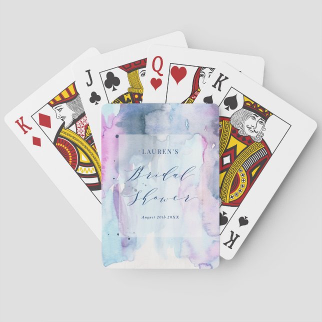 Baralho Cartas de Jogos para Chá de Noiva Primavera Sonhad (Verso)
