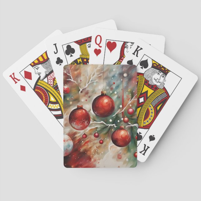 Baralho Cartas de Natal | Cartas de Poker  (Verso)