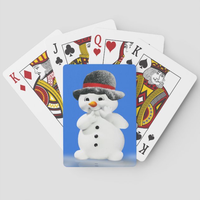 Baralho Cartas de Natal Snowmwan (Verso)