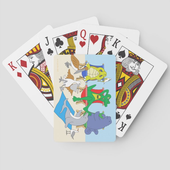 Baralho Cartas de Nativos da Flórida (Verso)