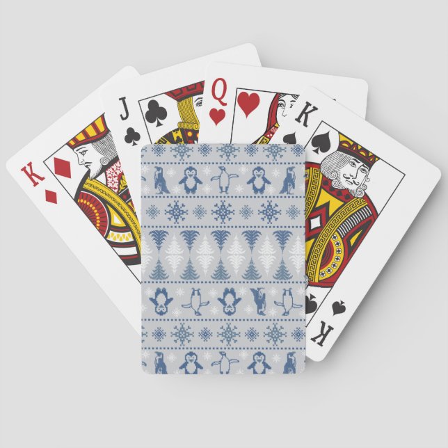 Baralho Cartas de Pinguins Pixel (Verso)