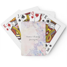 Cartas de Poker Allessandra para Lembrancinhas de