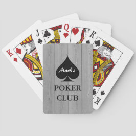 Baralho Cartas de poker personalizadas com naipe de espada