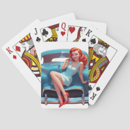 Baralho Cartas de Pôquer Arte Pin-Up