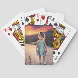 Baralho Cartas de Pôquer de Fotos Personalizadas - Carta d