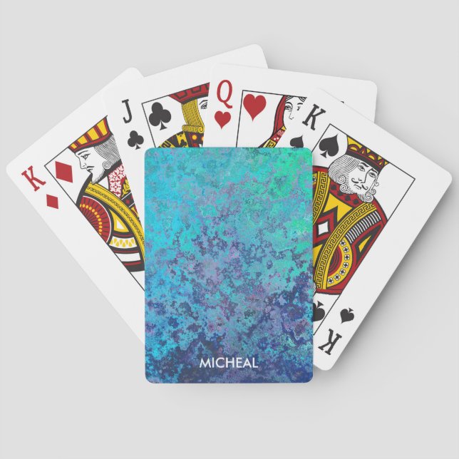 Baralho Cartas de Pôquer de Fotos Personalizadas - Carta d (Verso)
