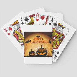 Baralho Cartas de pôquer de Halloween