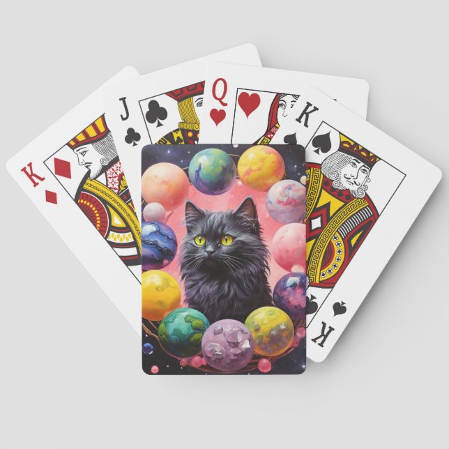 Baralho Cartas de Pôquer para Amantes de Gatos (Verso)