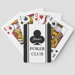 Baralho Cartas de pôquer personalizadas com design de paus