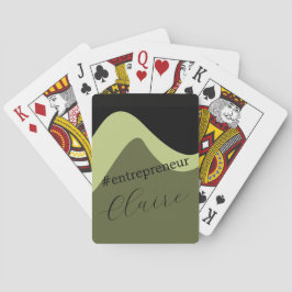 Baralho Cartas de Pôquer Personalizadas com Nome do Empree