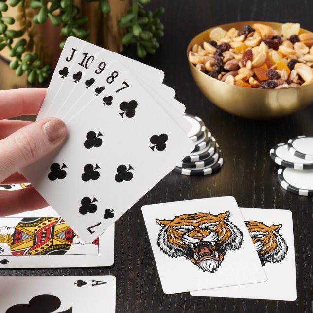 Baralho Cartas de Pôquer Tigre  (In situ)