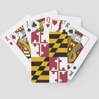 Baralho Cartas de Reprodução com Bandeira de Maryland