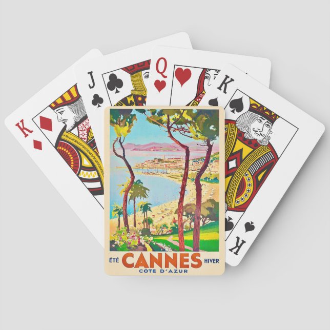 Baralho Cartas de Viagem Cannes França (Verso)
