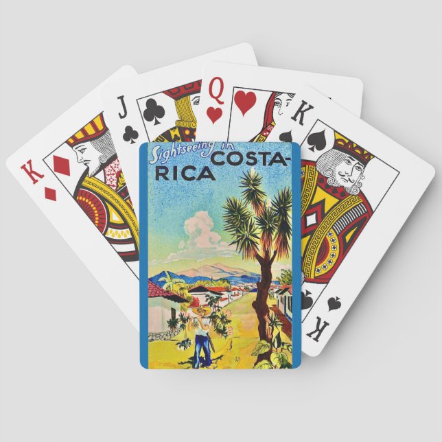 Baralho Cartas de Visita a Costa Rica (Verso)