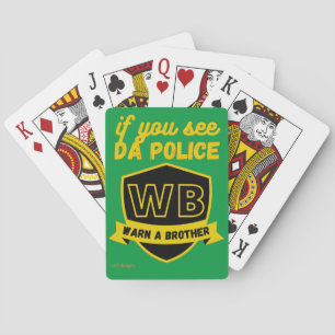 Baralho cartas engraçadas "AVISE UM IRMÃO..."