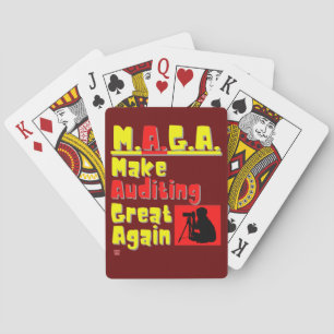 Baralho cartas engraçadas de jogar " M.A.G.A."