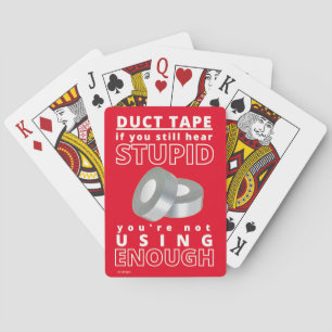 Baralho cartas engraçadas "DUCT TAPE...2"