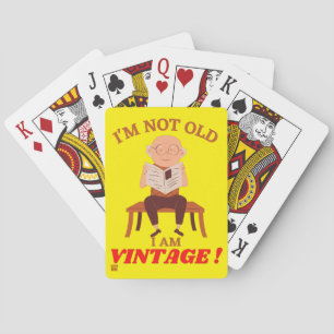 Baralho cartas engraçadas "EU NÃO SOU VELHO..."
