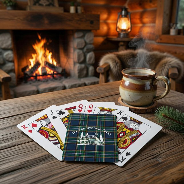Baralho Cartas Personalizadas de Cabana Rústica (Criador carregado)
