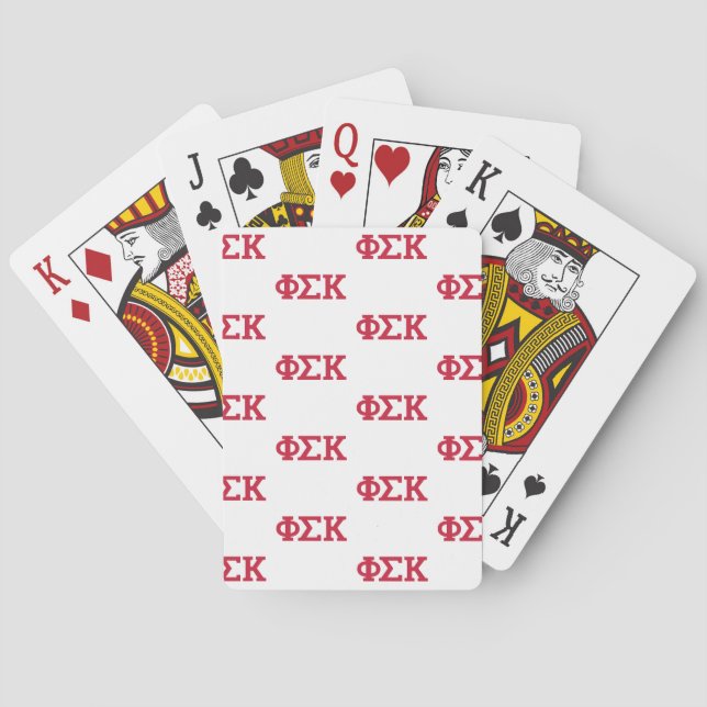 Baralho Cartas Phi Sigma Kappa (Verso)
