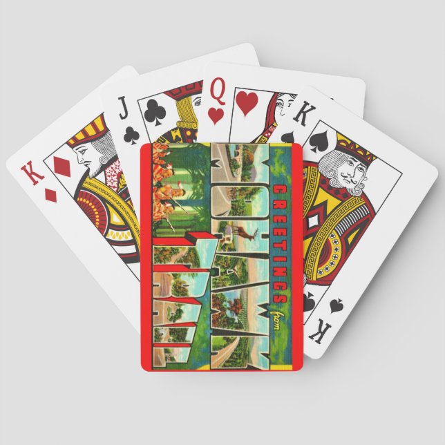 Baralho Cartas Retro de Jogar da Trilha Mohawk (Verso)