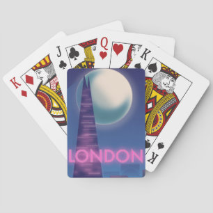 Baralho Cartaz de viagem Neon Londres