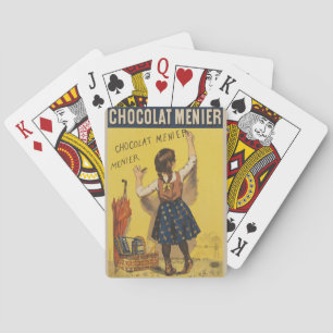 Baralho Cartaz Francês Vintage Chocolat Menier Arte Bouiss