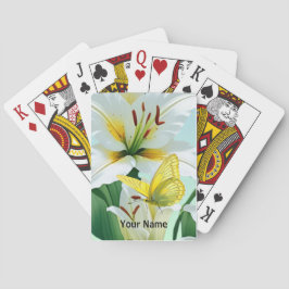 Baralho Cartões Brancos Lilly, Borboleta Amarela