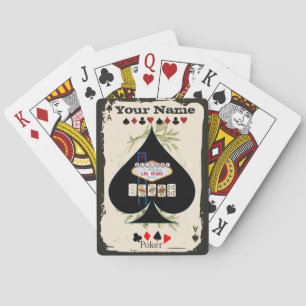 Baralho Cartões customizáveis do póquer de Las Vegas da