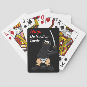 Baralho Cartões da distracção de Ninja