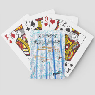 Baralho Cartões de acampamento felizes