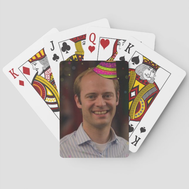 Baralho Cartões de aniversário do Sr. Justis (Verso)