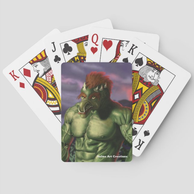 Baralho Cartões De Arte Fantasia De Vacinação De Troll Vul (Verso)