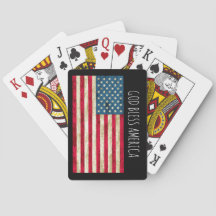 Cartões de Brincadeira com Bandeira Americana