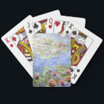 Baralho Cartões De Brincadeira De Bicicleta Monet "Water L<br><div class="desc">Monet "Water Lillies"</div>