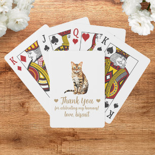 Baralho Cartões De Brincadeira De Casamento De Cat