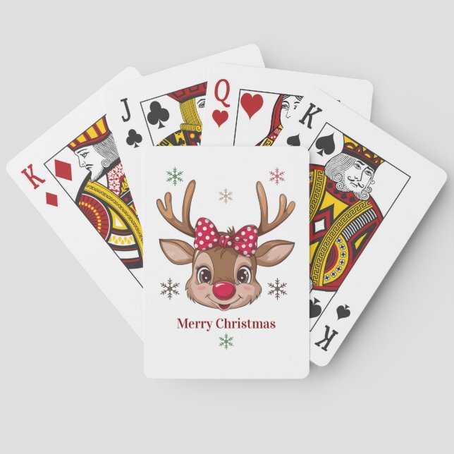 Baralho Cartões de Brincadeira de Natal (Verso)