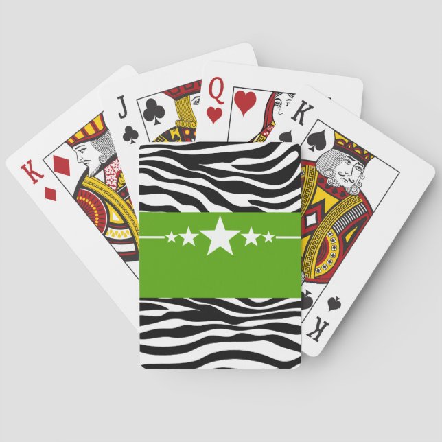 Baralho Cartões de Brincadeira Verde (Verso)