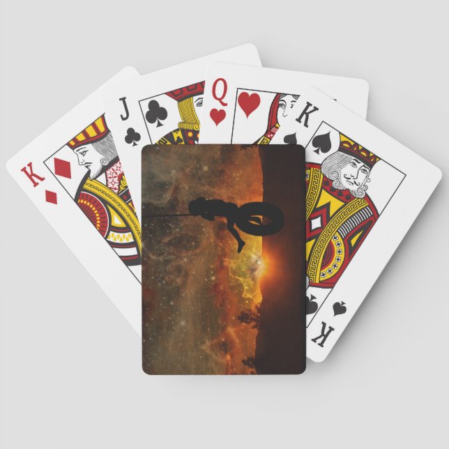 Baralho Cartões De Brincar Com Pneus (Verso)