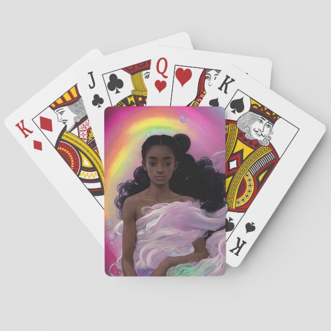 Baralho Cartões de Jogada Afro-Americanos (Verso)