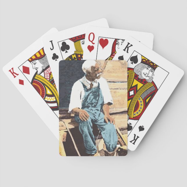 Baralho Cartões de Jogada Afro-Americanos (Verso)