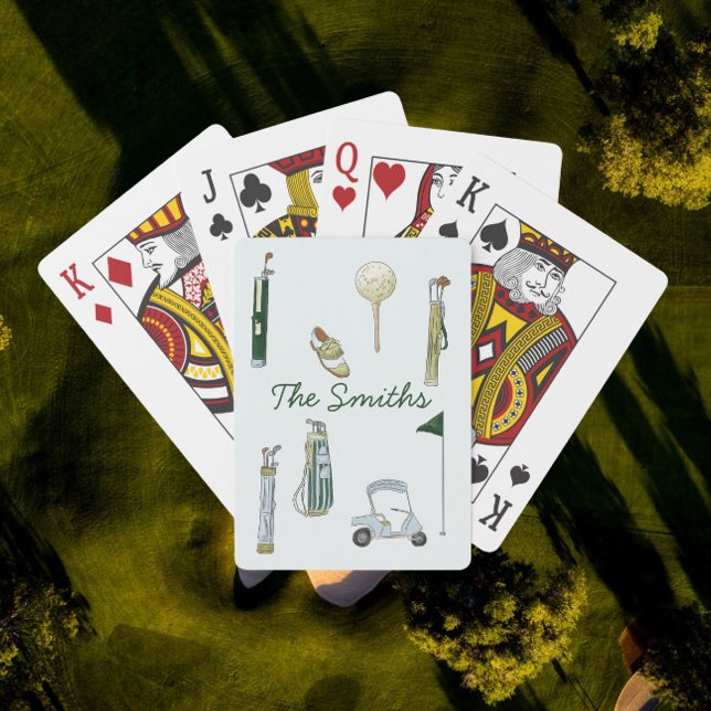 Baralho Cartões De Jogada De Golf (Criador carregado)