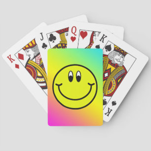 Baralho Cartões De Jogada Emoji Rainbow Design