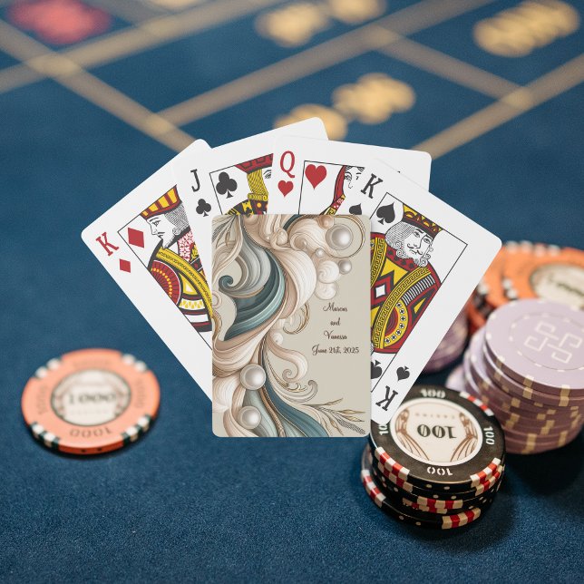 Baralho Cartões De Jogada Minimalista De Elegância Costeir (Criador carregado)