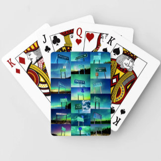 Baralho Cartões de Jogada "Road Sign of Kittson County"