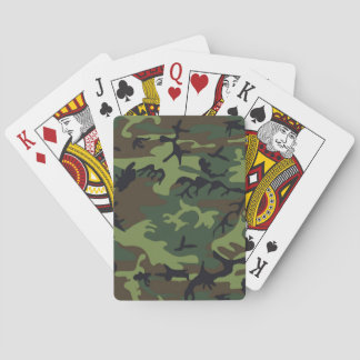 Baralho Cartões De Jogada Woodland Camo