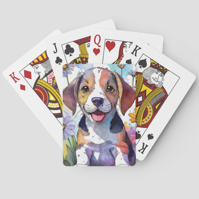 Baralho Cartões De Jogar Cachorro (Verso)