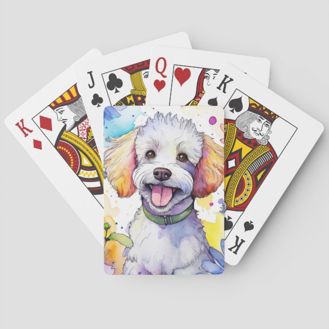 Baralho Cartões De Jogar Cachorro (Verso)